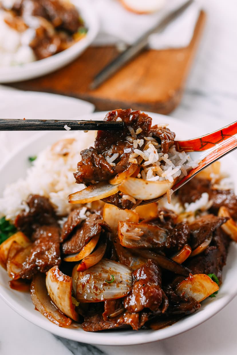 Beef Onion Stir-fry